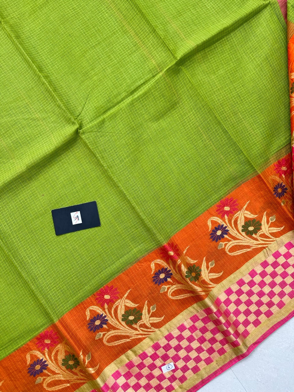 Pure Weaved Kota Cotton Doria Saree