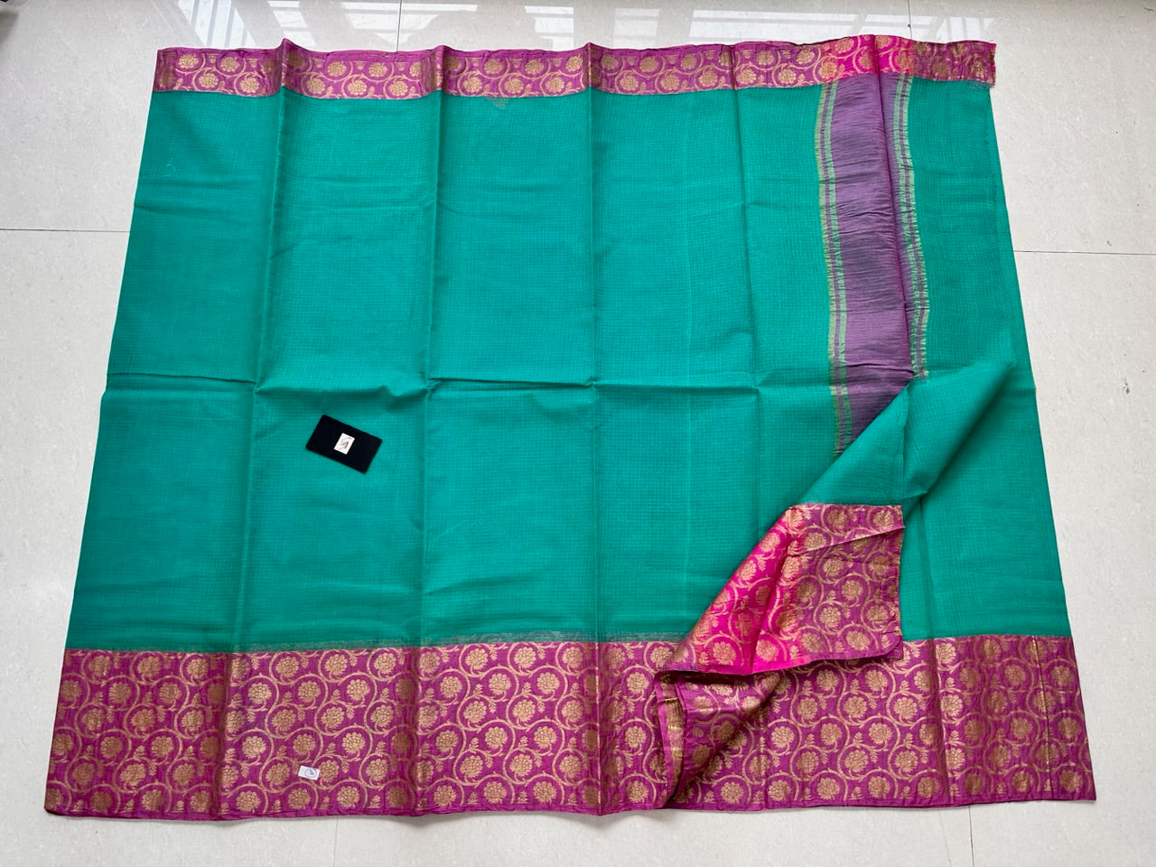 Pure Weaved Kota Cotton Doria Saree