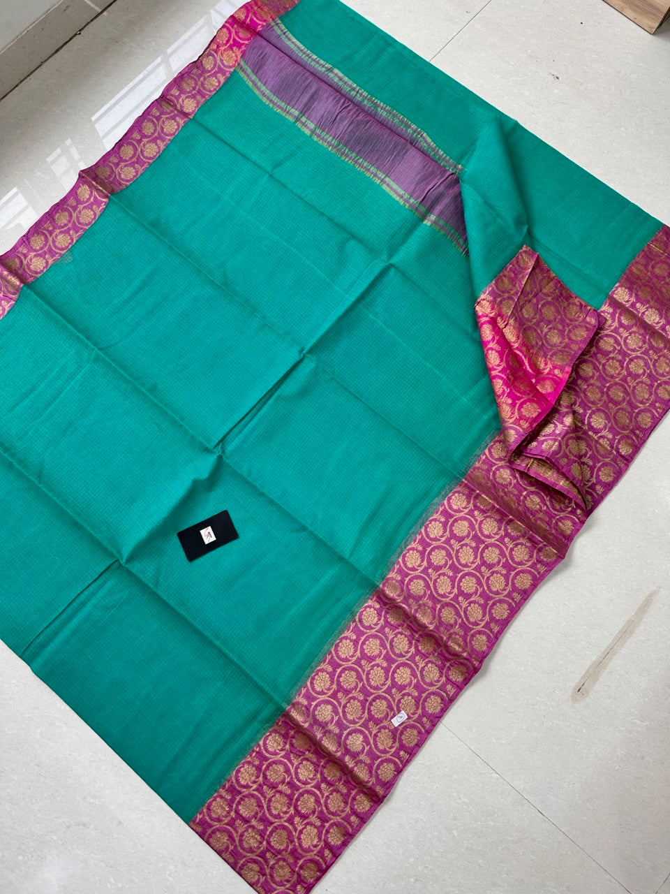 Pure Weaved Kota Cotton Doria Saree