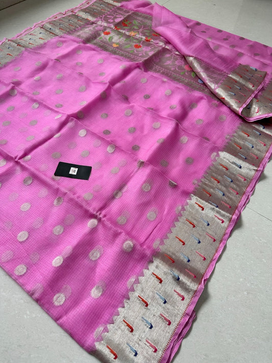 Pure Weaved Kota Silk Saree