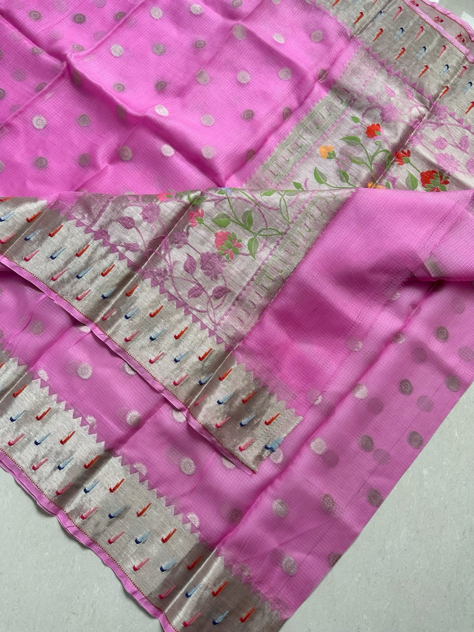 Pure Weaved Kota Silk Saree