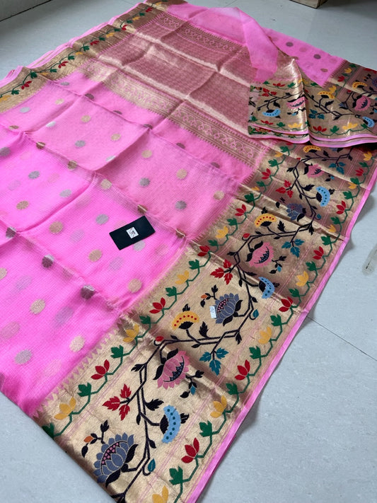 Pure Weaved Kota Silk Saree