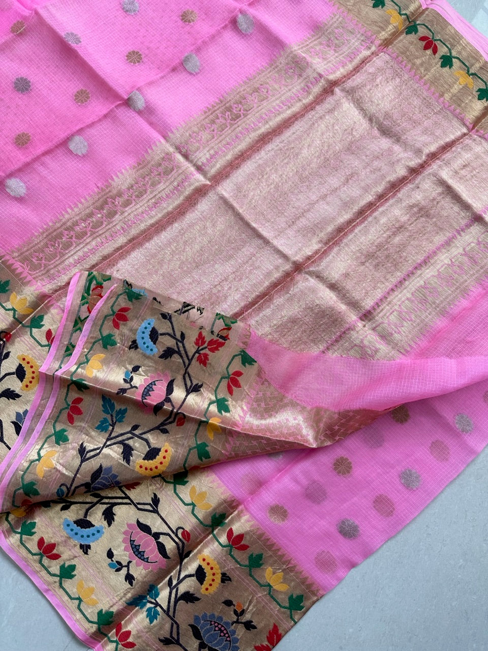 Pure Weaved Kota Silk Saree