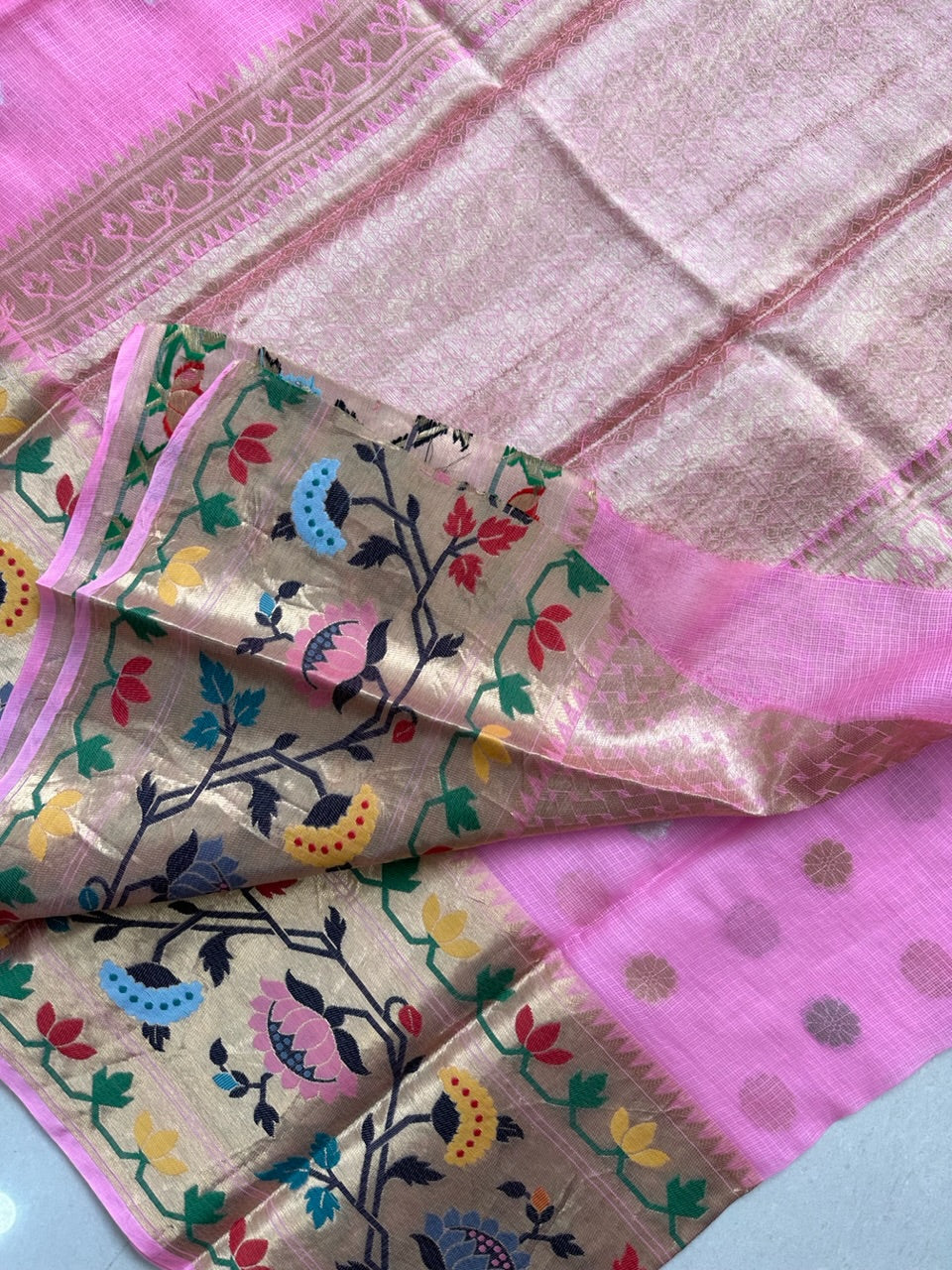 Pure Weaved Kota Silk Saree