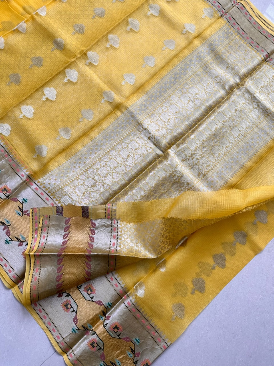 Pure Weaved Kota Silk Saree