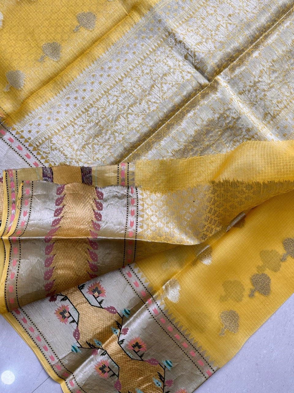 Pure Weaved Kota Silk Saree