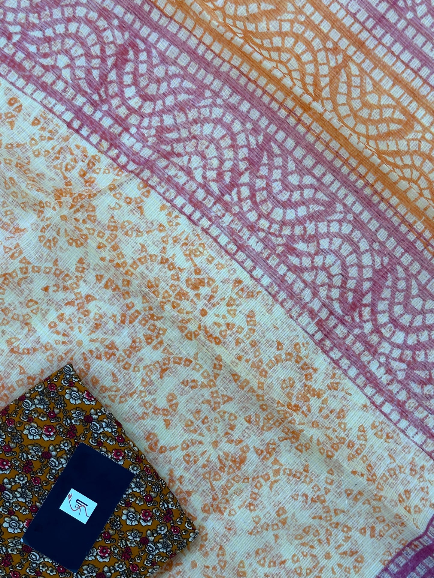 HandBlock Printed Kota Cotton Doria Sare