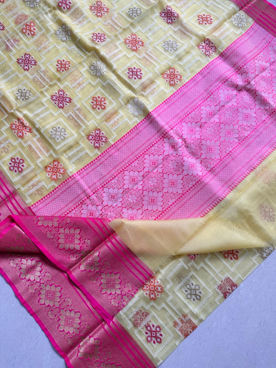 Pure Weaved Kota Silk Saree