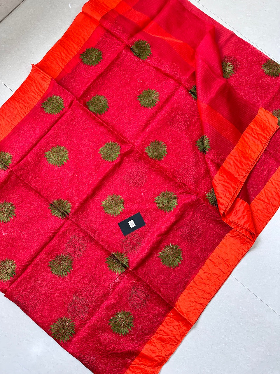 Pure Embroidered Kota Silk Saree