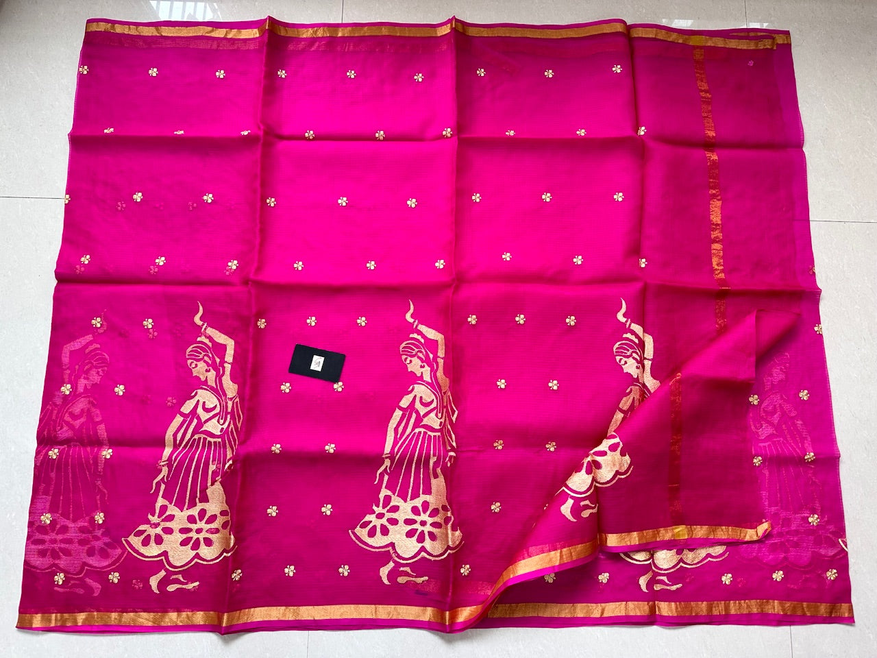 Pure Embroidered Kota Silk Saree