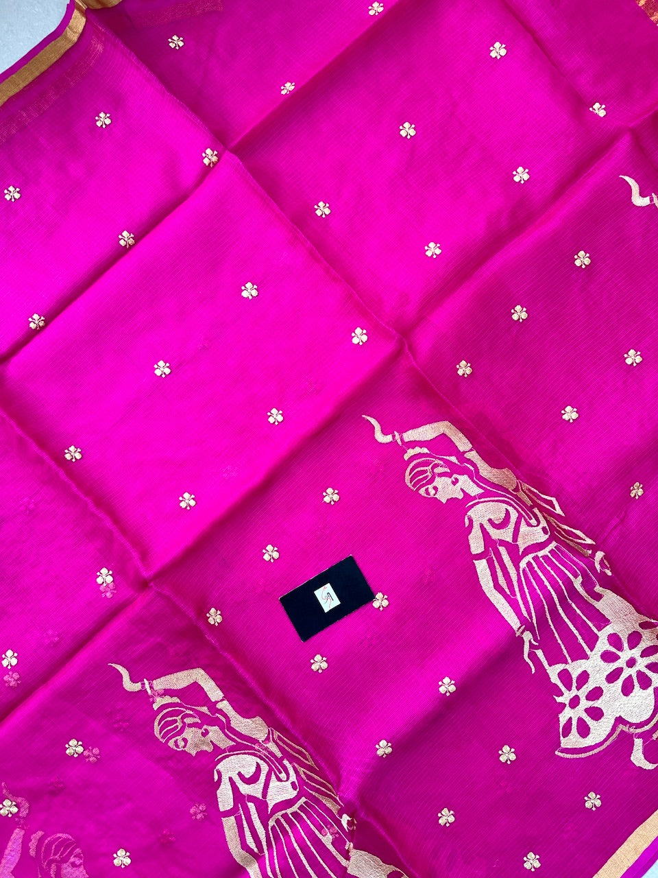 Pure Embroidered Kota Silk Saree