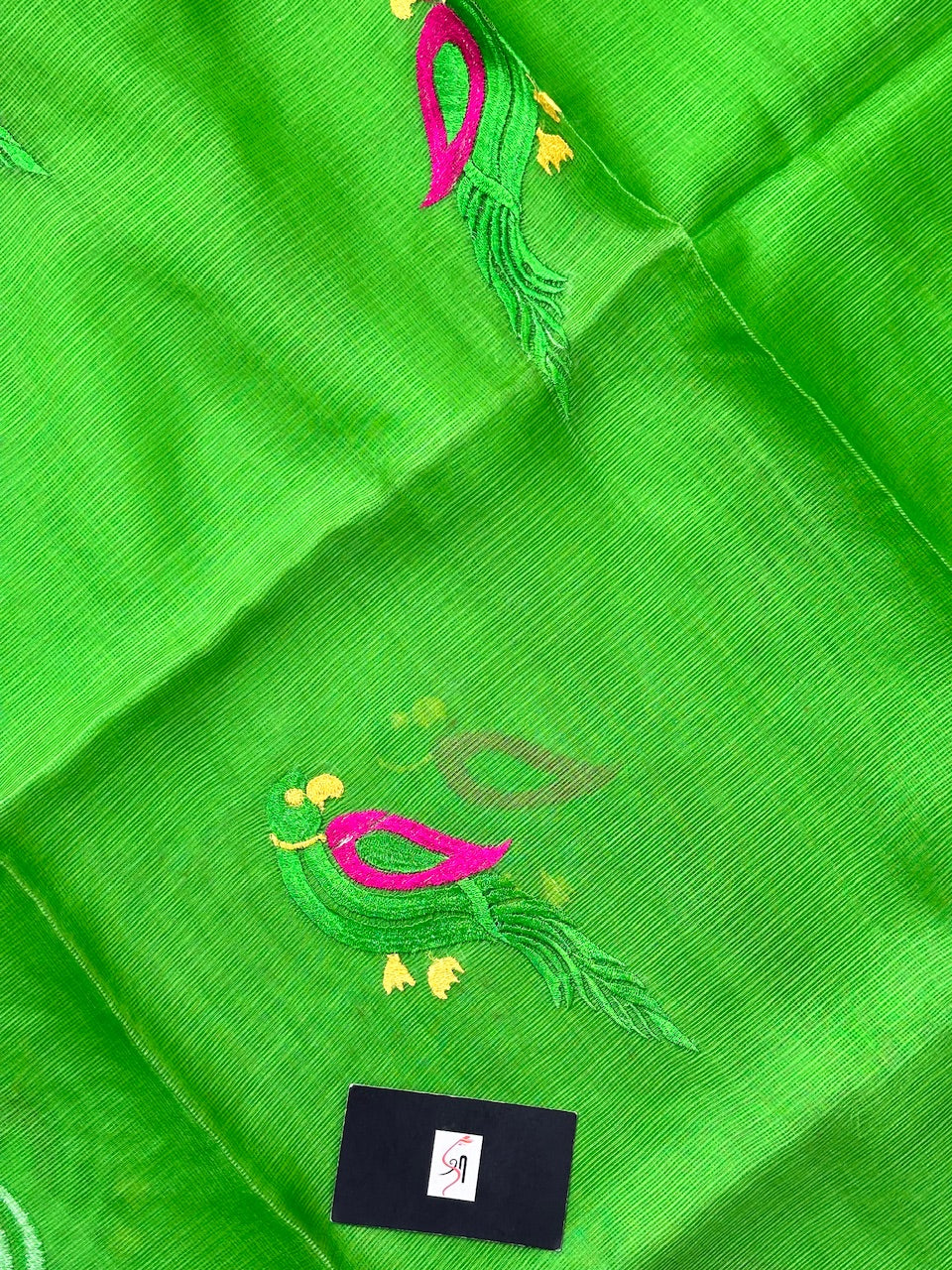 Pure Embroidered Kota Silk Saree