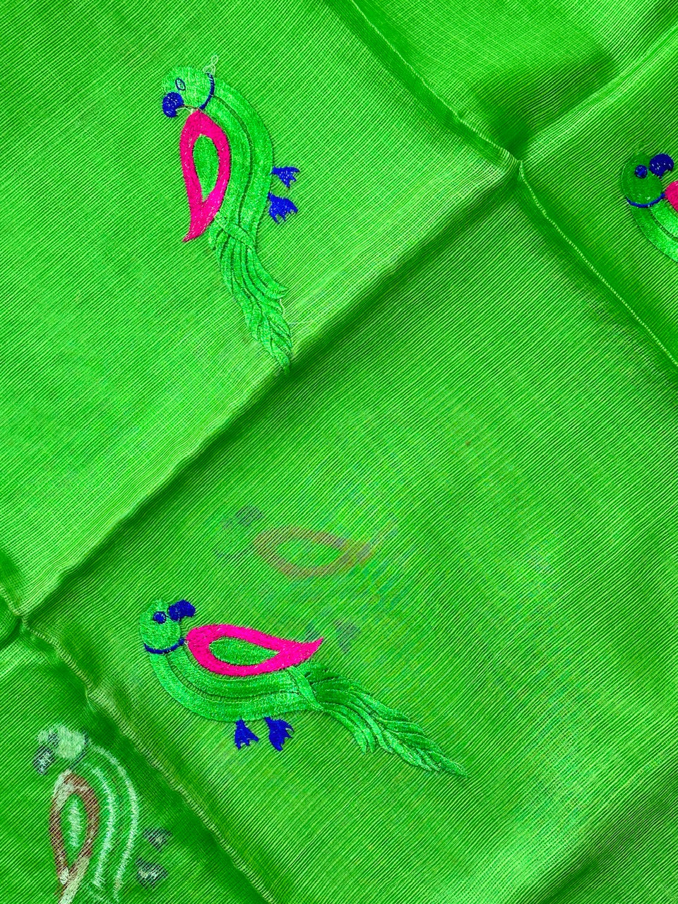 Pure Embroidered Kota Silk Saree