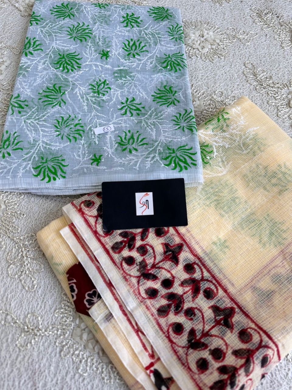 HandBlock Printed Kota Cotton Doria Top N Dupatta (Suit)