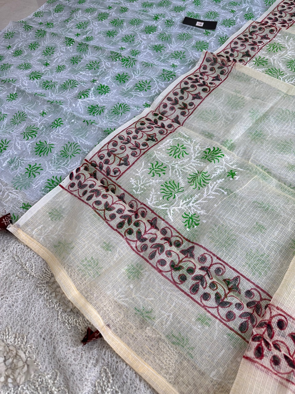 HandBlock Printed Kota Cotton Doria Top N Dupatta (Suit)