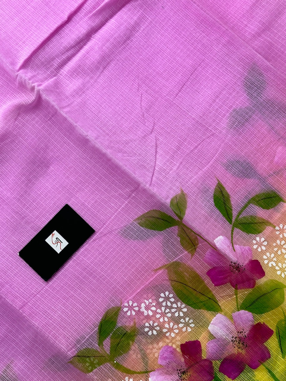 Handpainted Kota Cotton Doria Saree