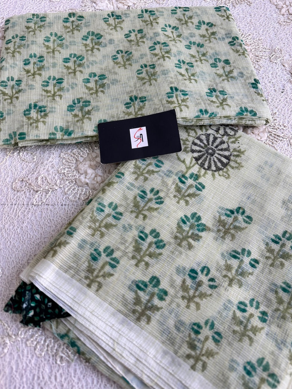 HandBlock Printed Kota Cotton Doria Top N Dupatta (Suit)