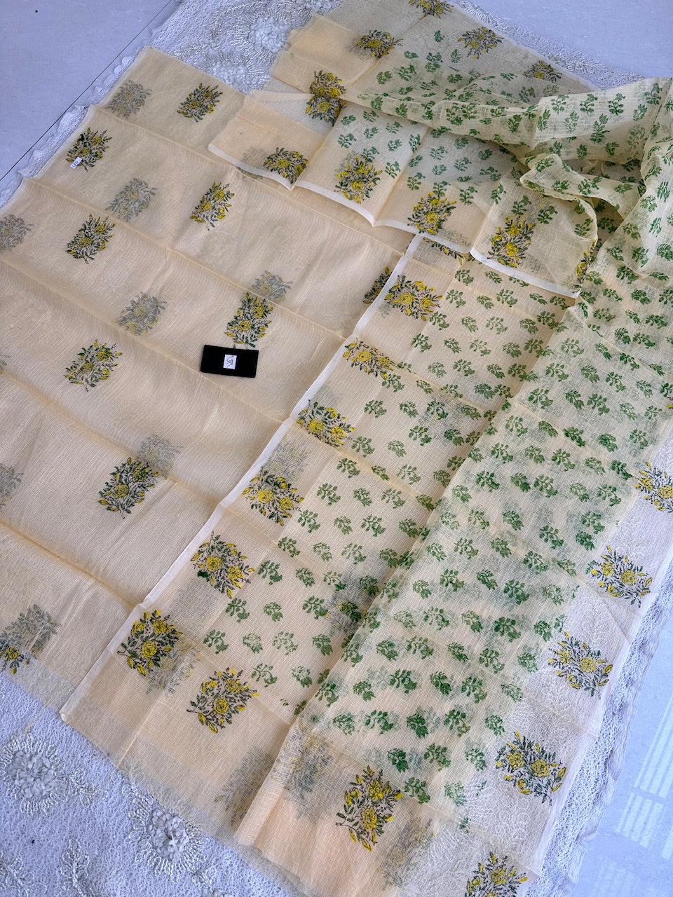 HandBlock Printed Kota Cotton Doria Top N Dupatta (Suit)