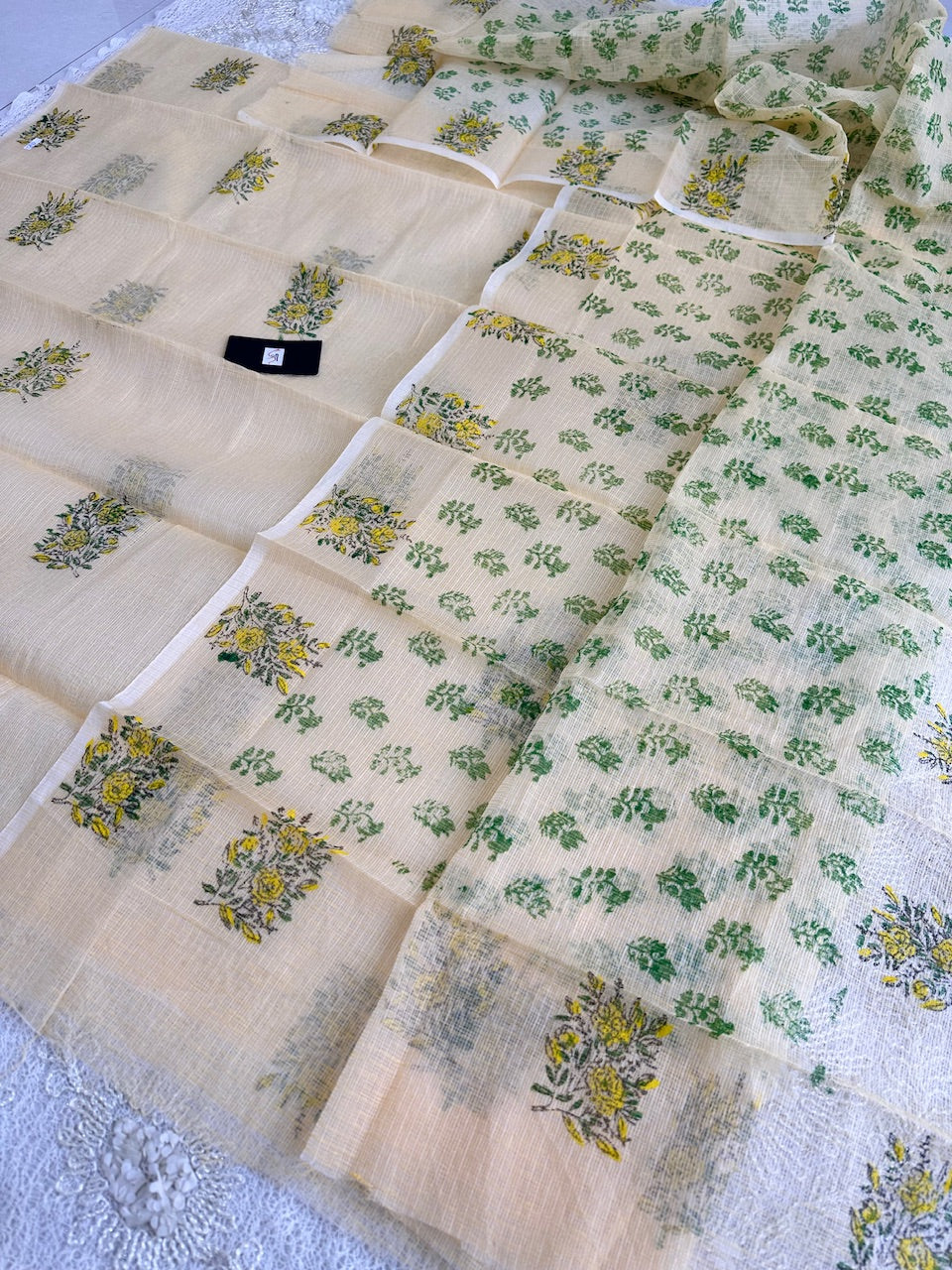 HandBlock Printed Kota Cotton Doria Top N Dupatta (Suit)