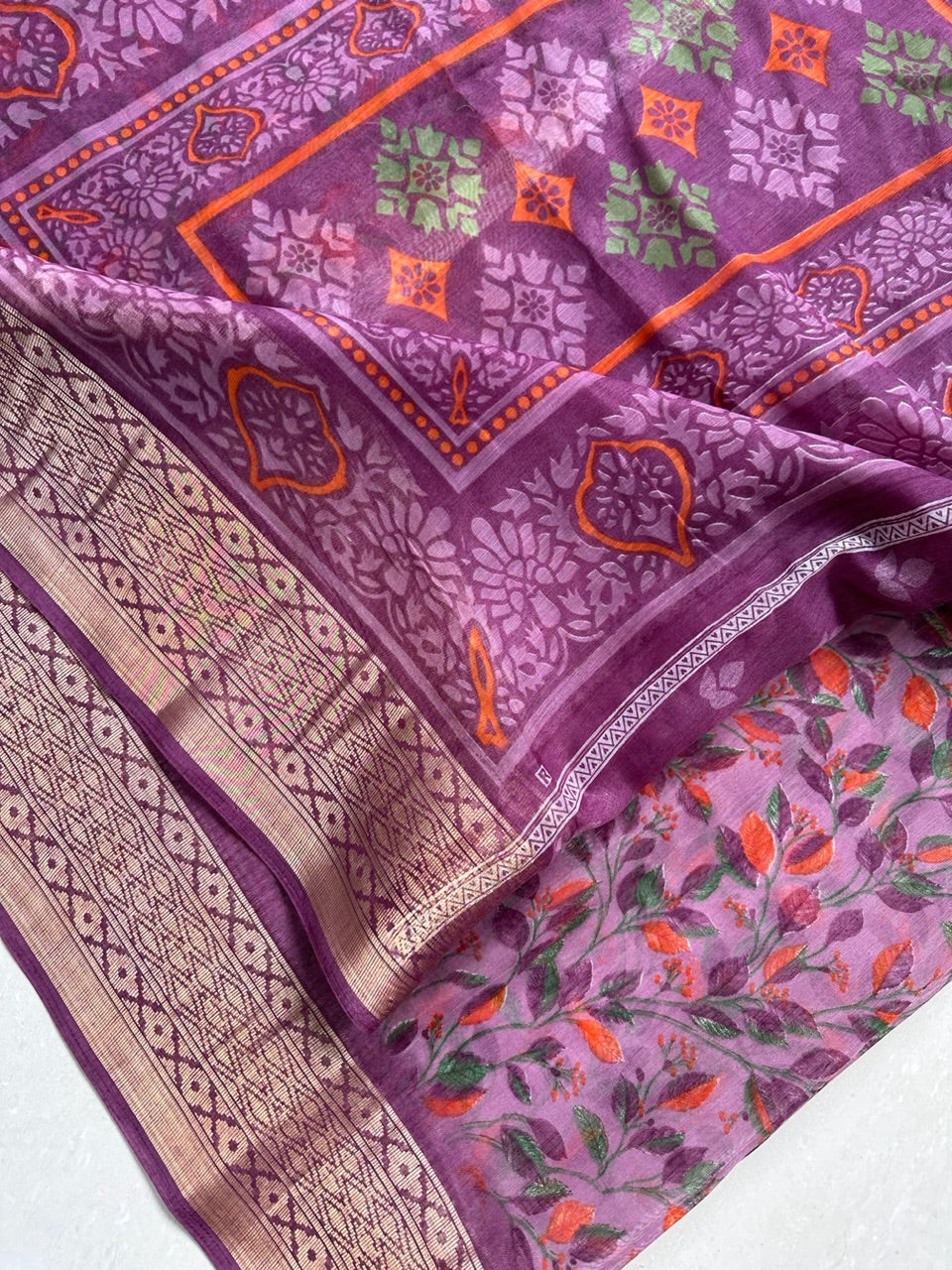 Printed Soft Cotton Saree