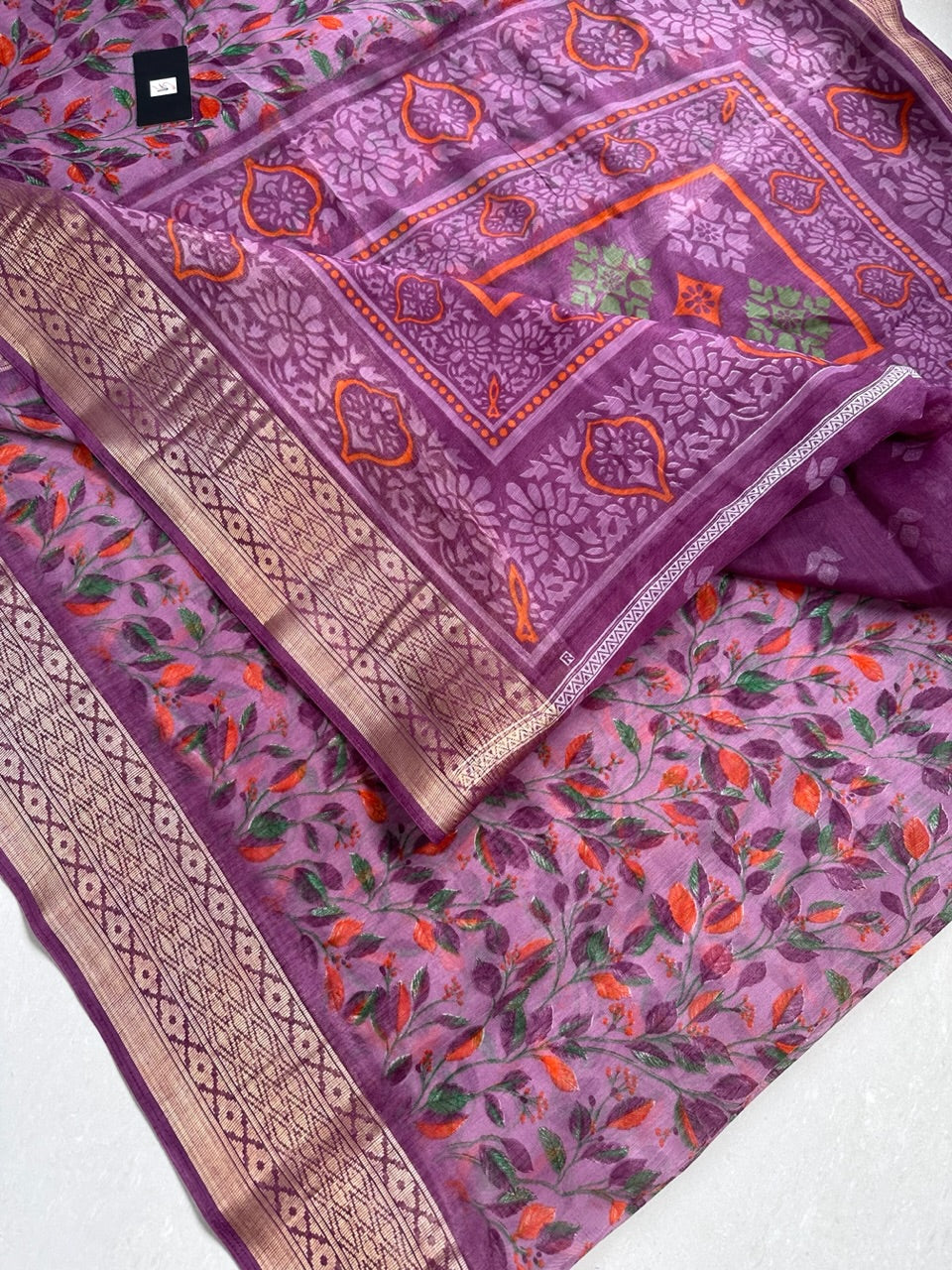 Printed Soft Cotton Saree