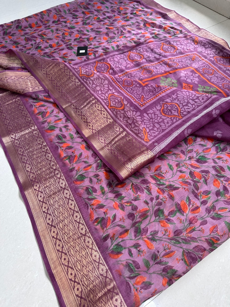 Printed Soft Cotton Saree