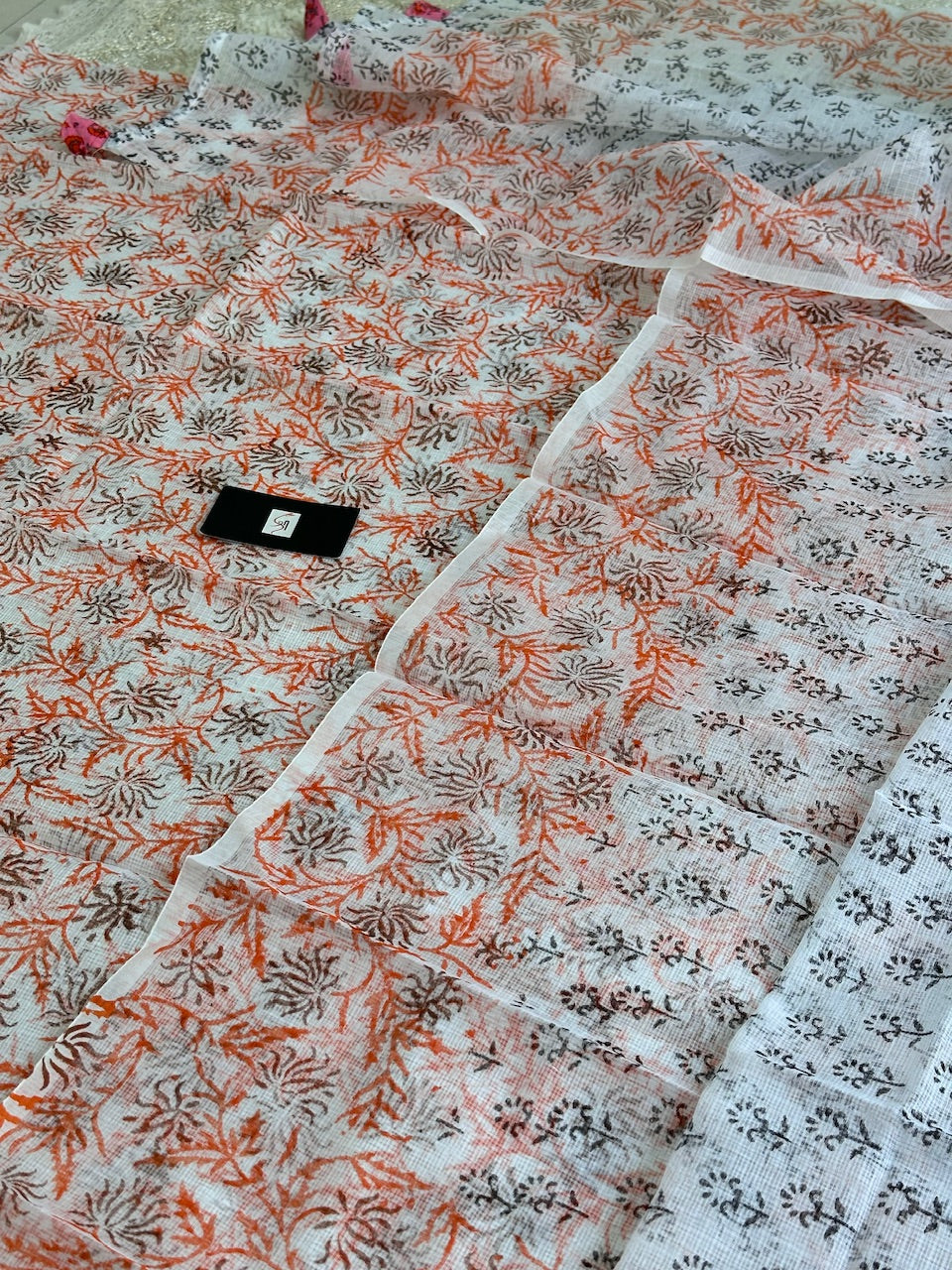 HandBlock Printed Kota Cotton Doria Top N Dupatta (Suit)