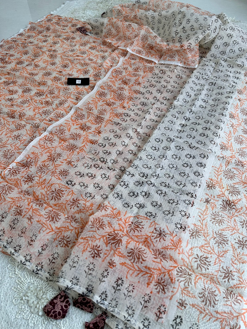 HandBlock Printed Kota Cotton Doria Top N Dupatta (Suit)