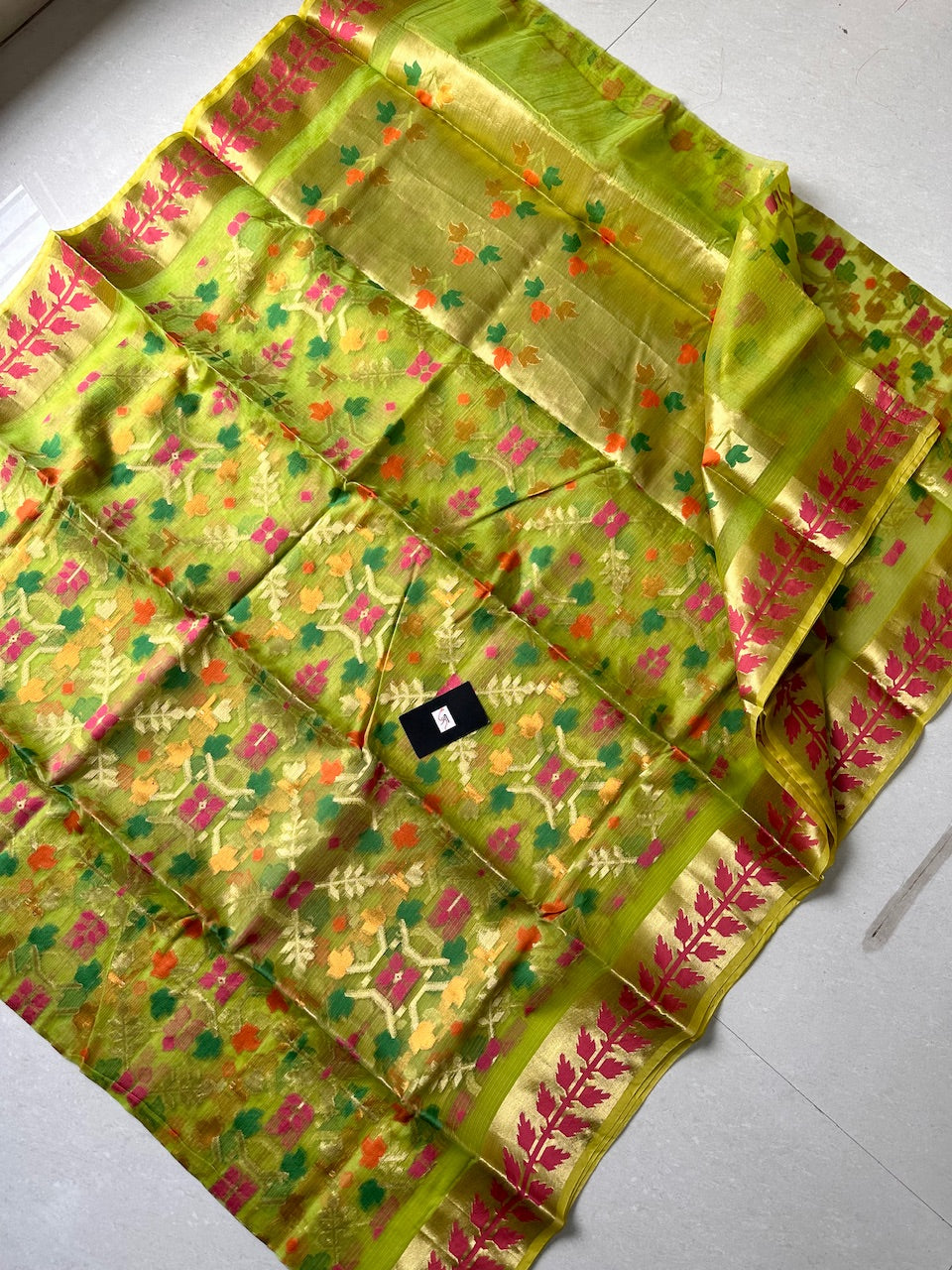 Pure Weaved Organza Silk Saree