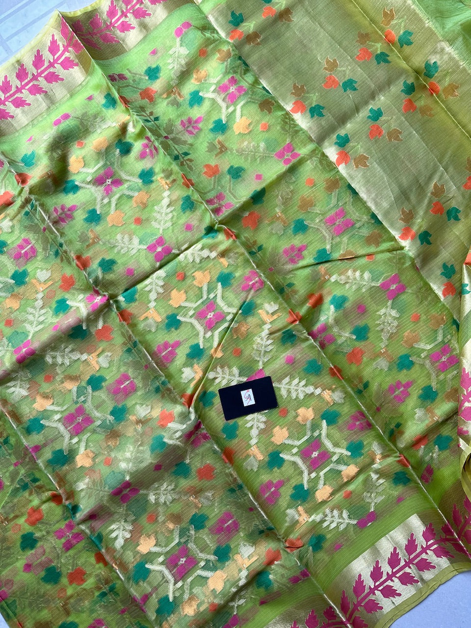 Pure Weaved Organza Silk Saree