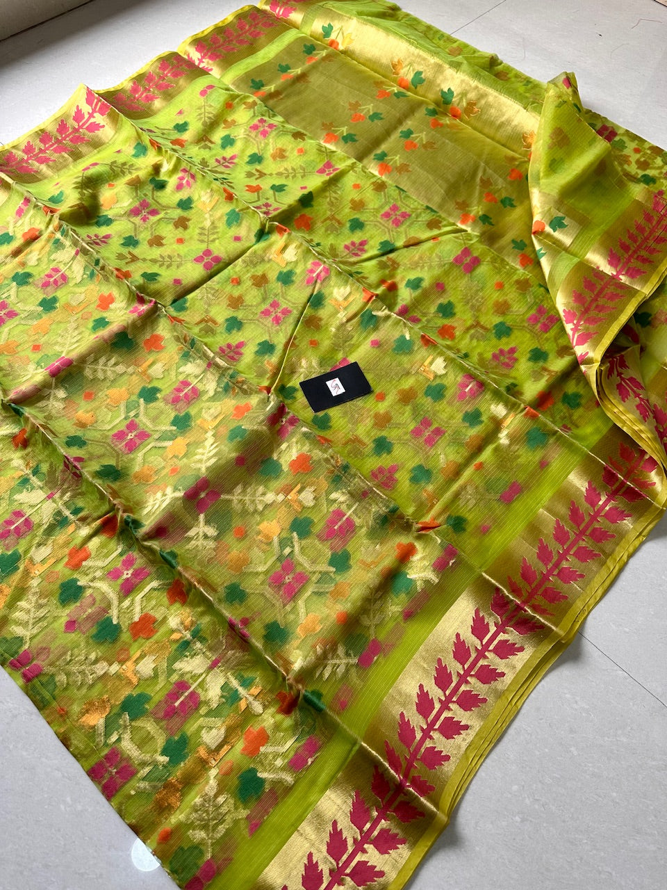 Pure Weaved Organza Silk Saree