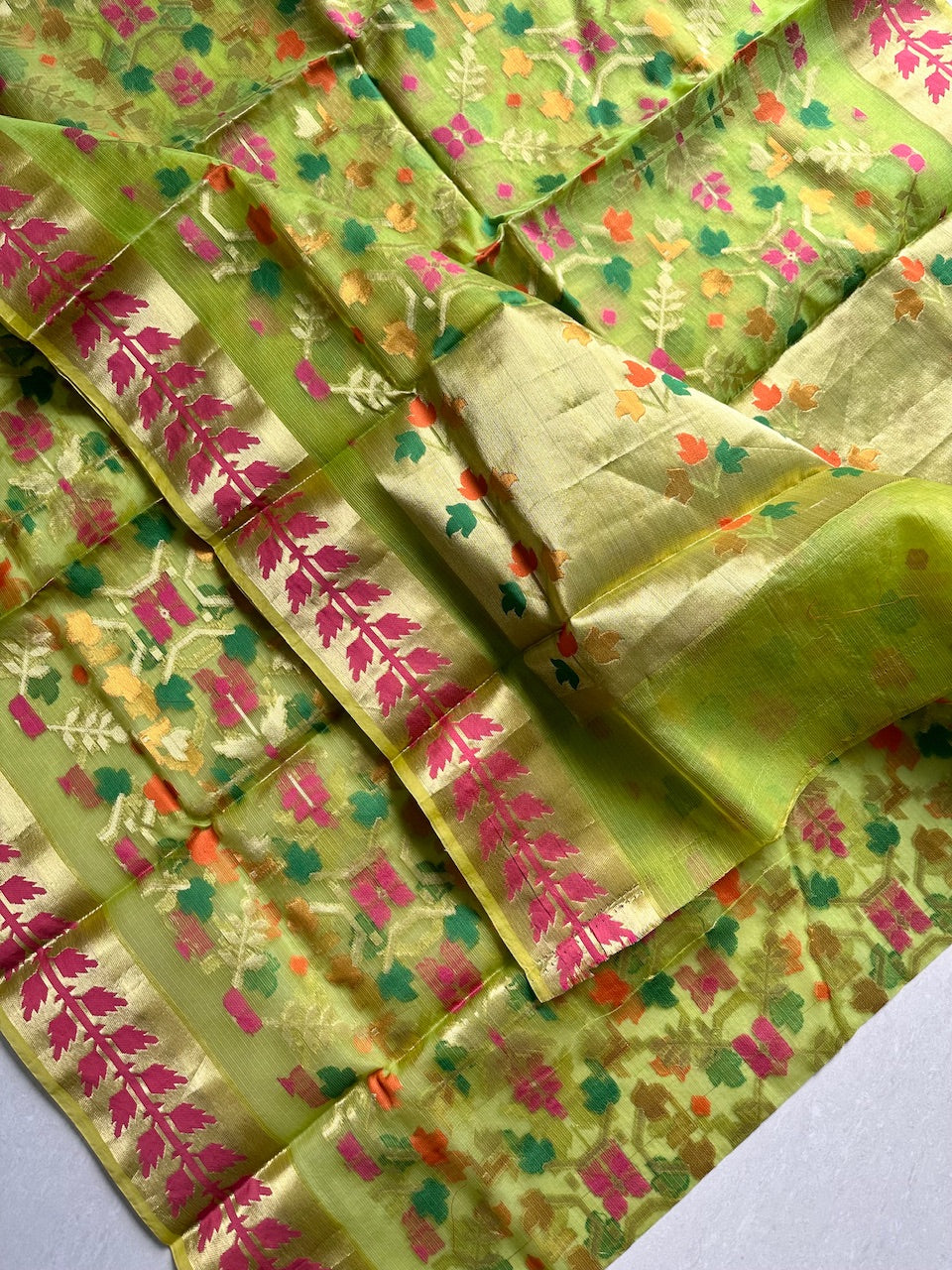 Pure Weaved Organza Silk Saree