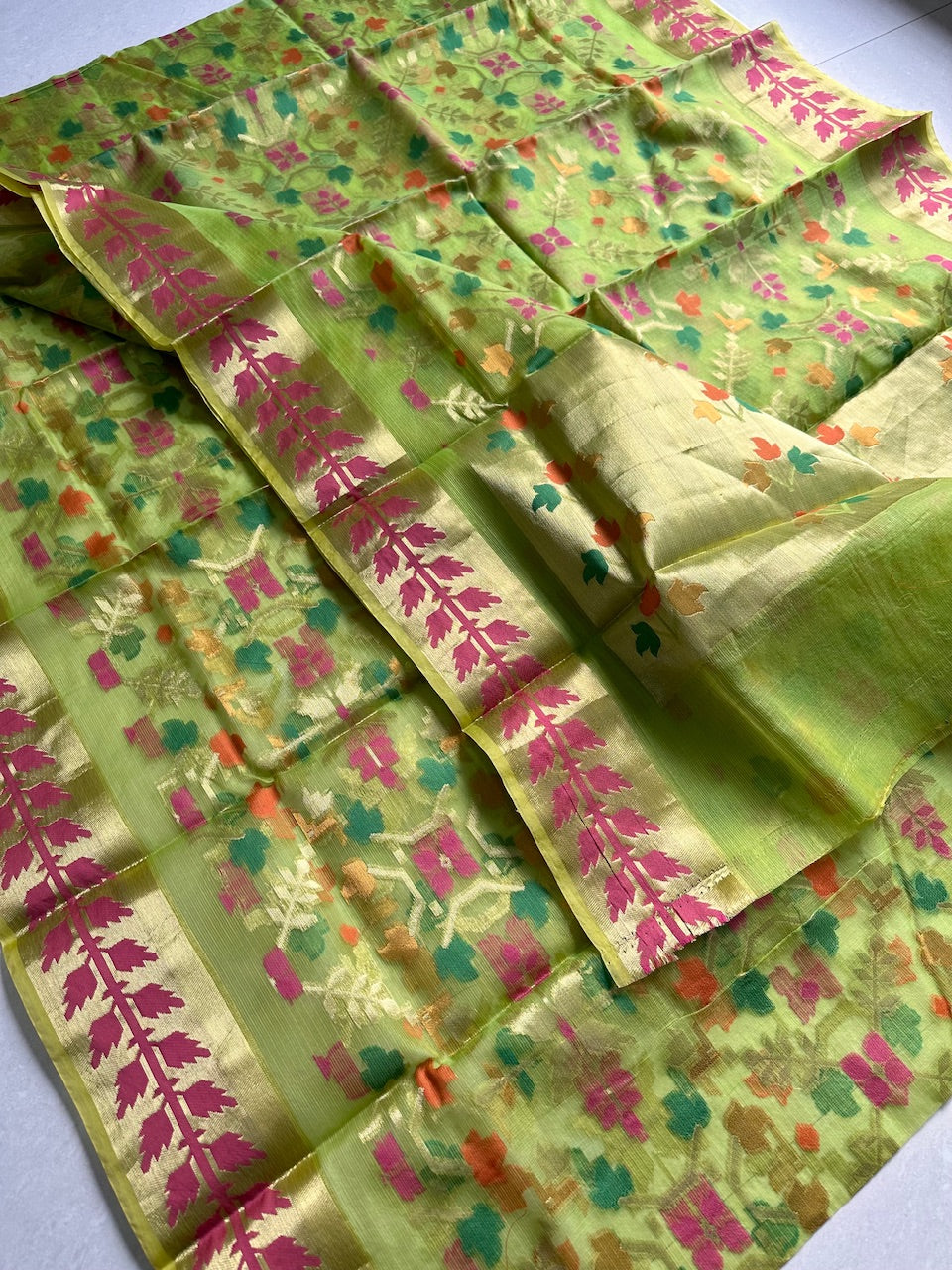 Pure Weaved Organza Silk Saree