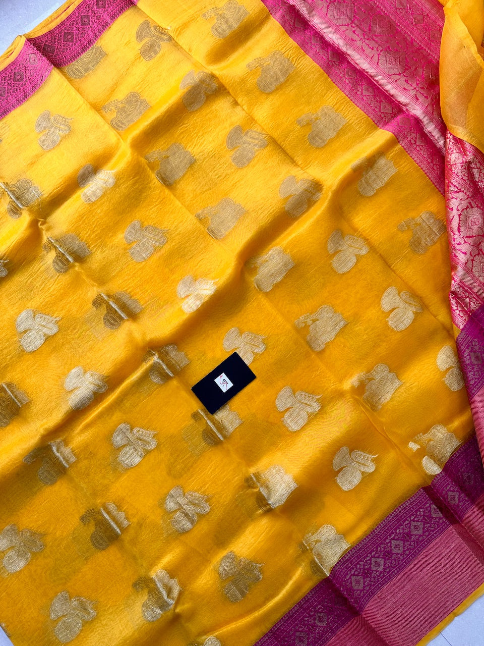 Pure Weaved Organza Silk Saree