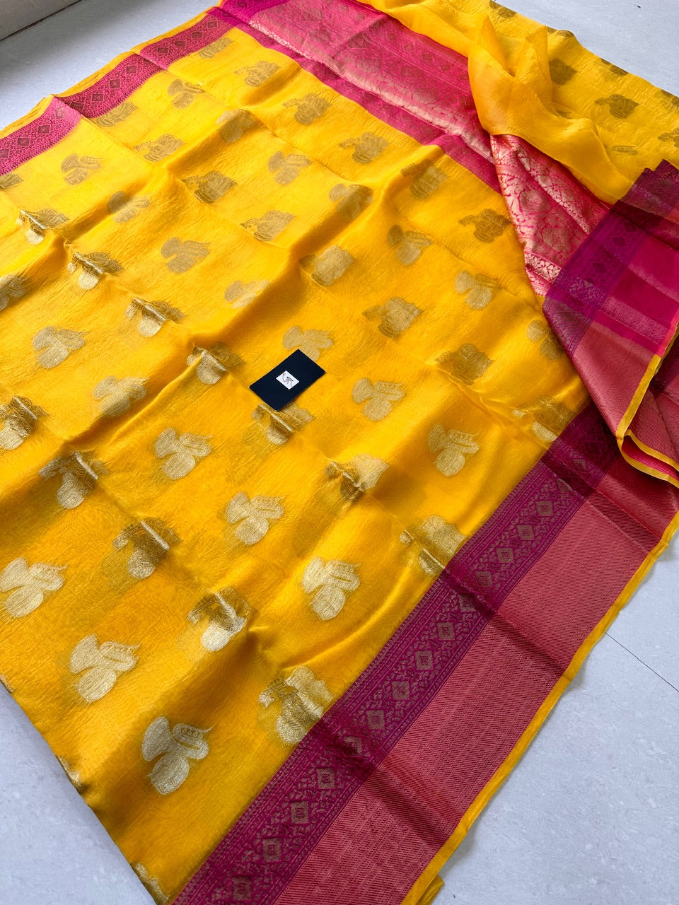 Pure Weaved Organza Silk Saree