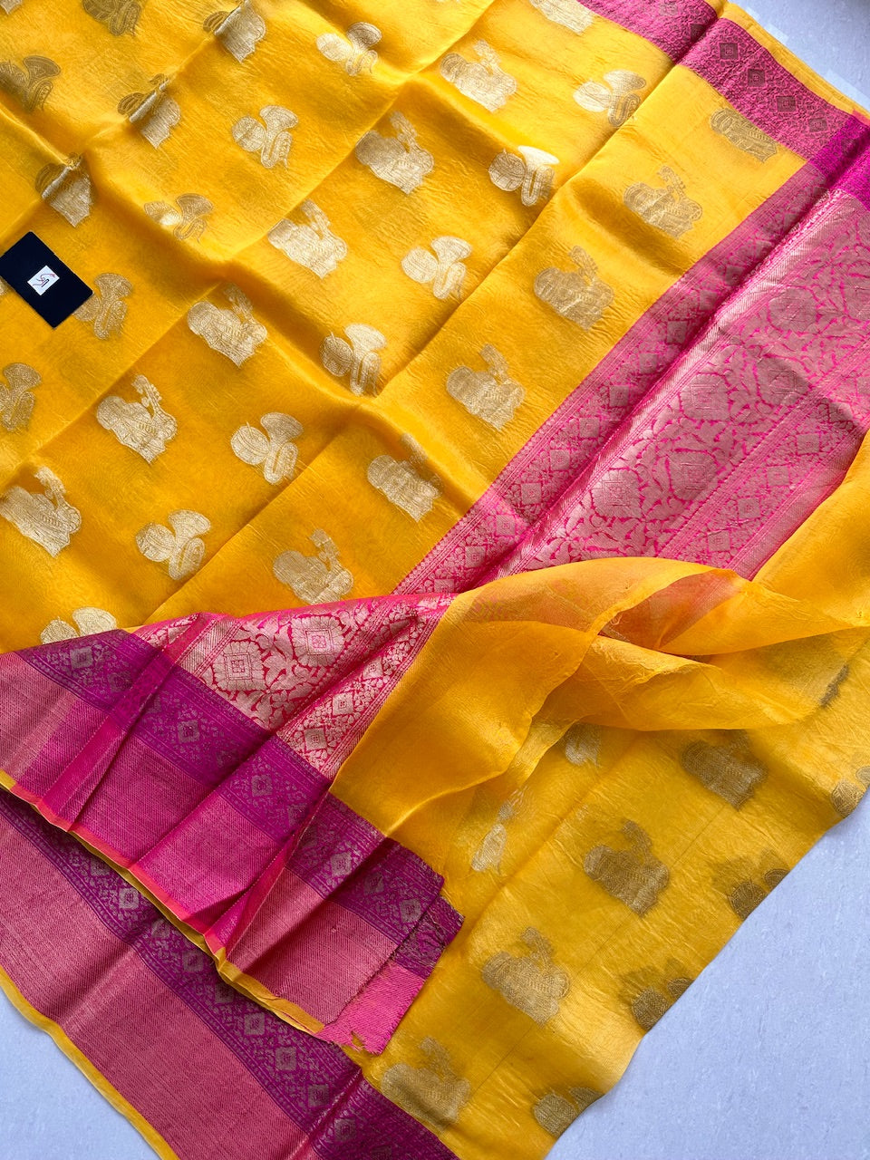 Pure Weaved Organza Silk Saree