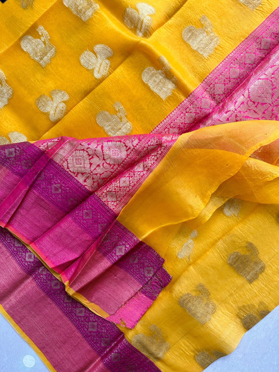 Pure Weaved Organza Silk Saree