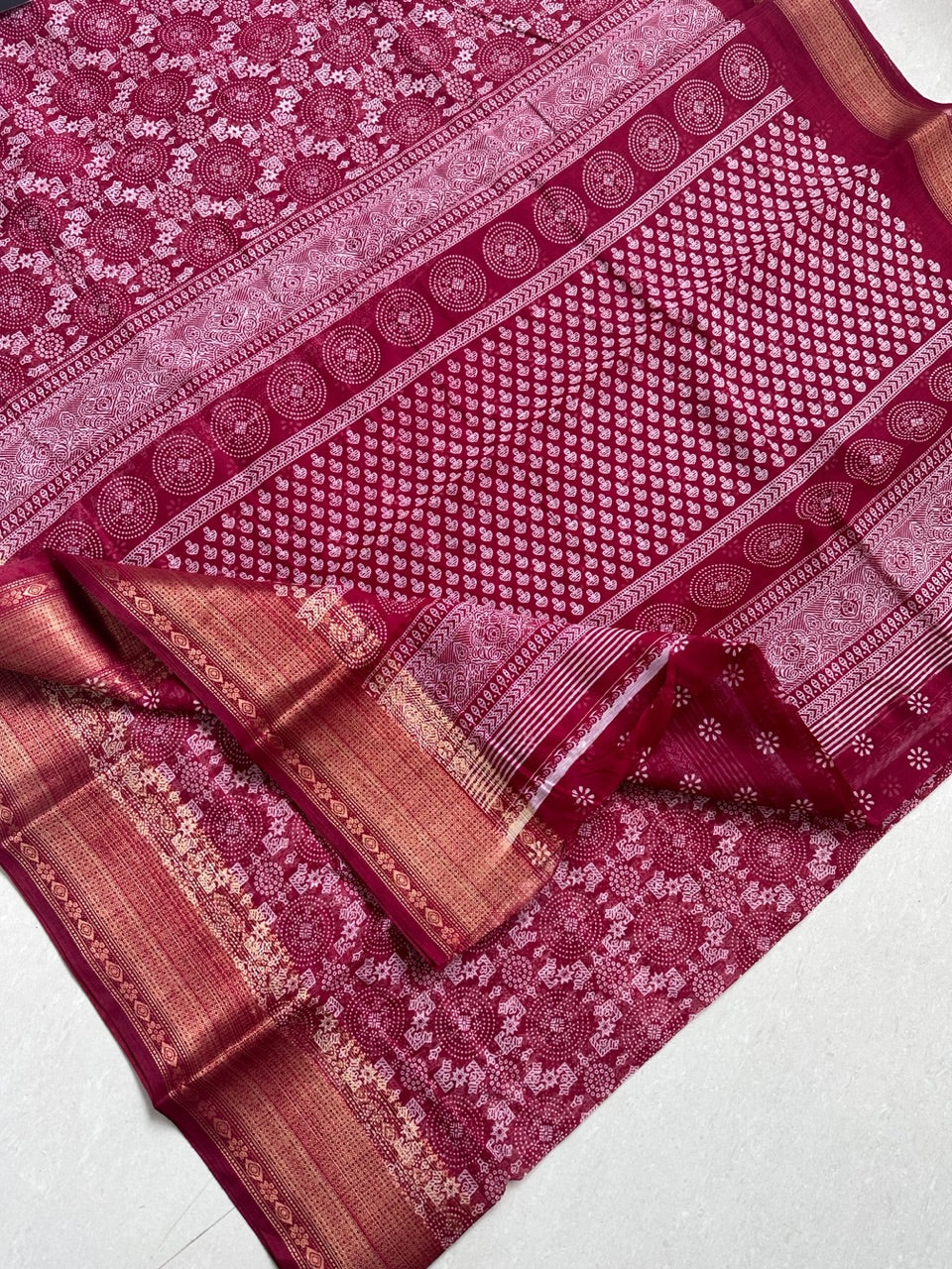 Printed Soft Cotton Saree