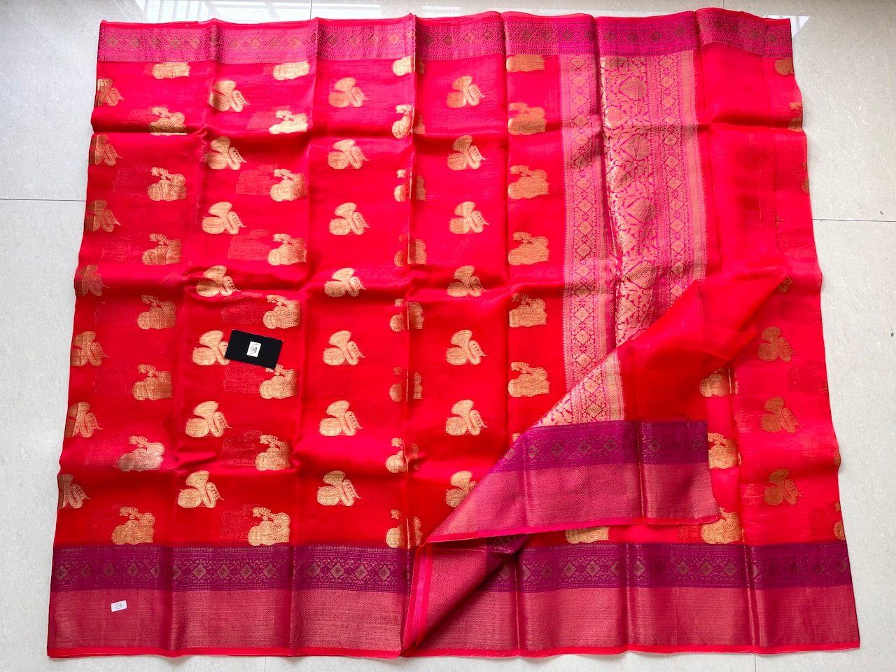 Pure Weaved Organza Silk Saree