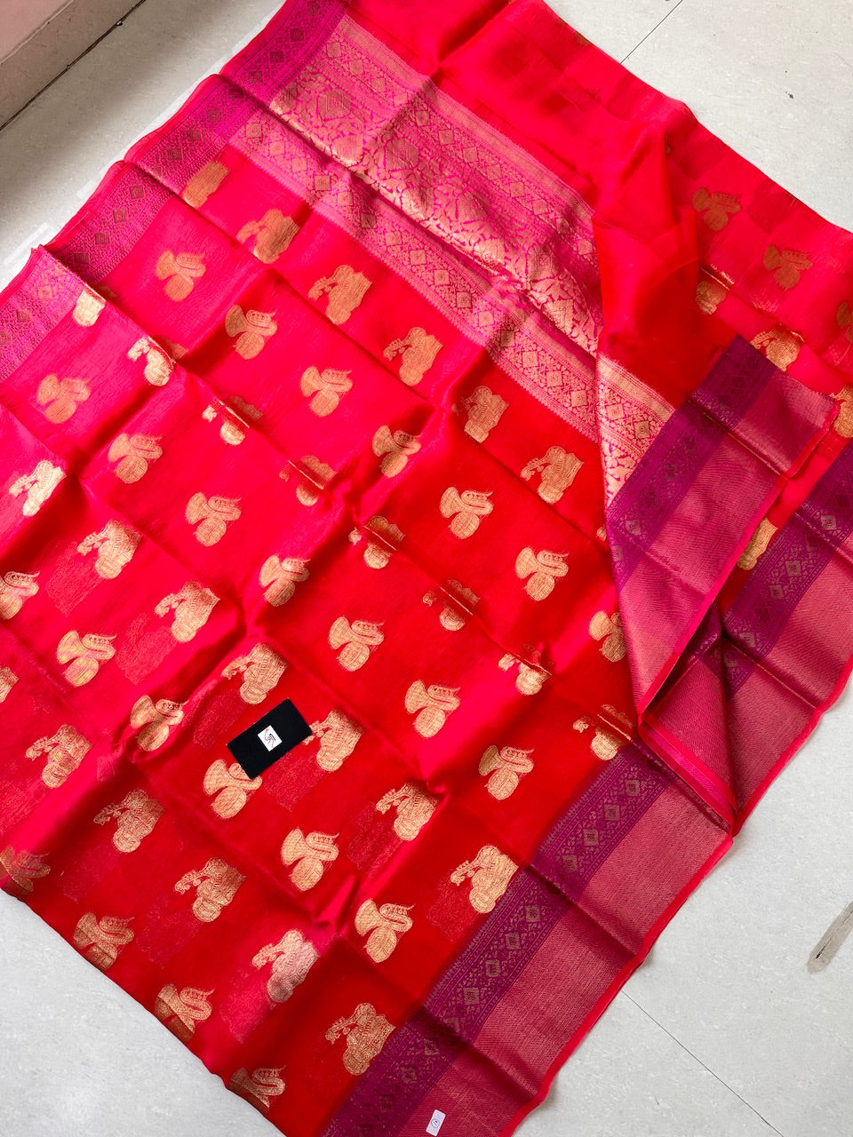 Pure Weaved Organza Silk Saree