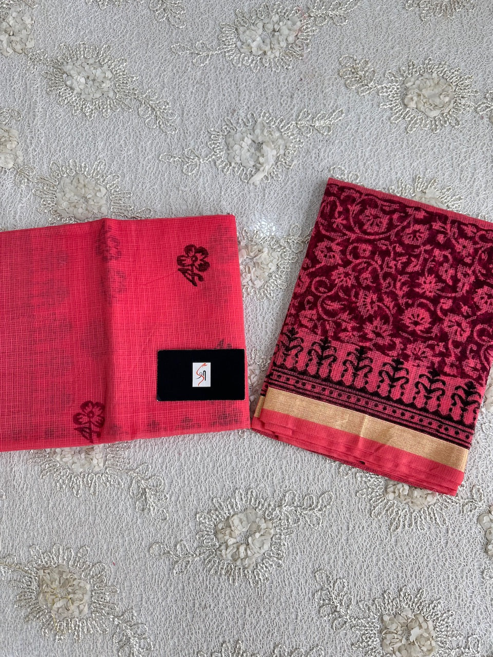 Handblock Printed Kota Cotton Doria  Top N Dupatta (Suit)