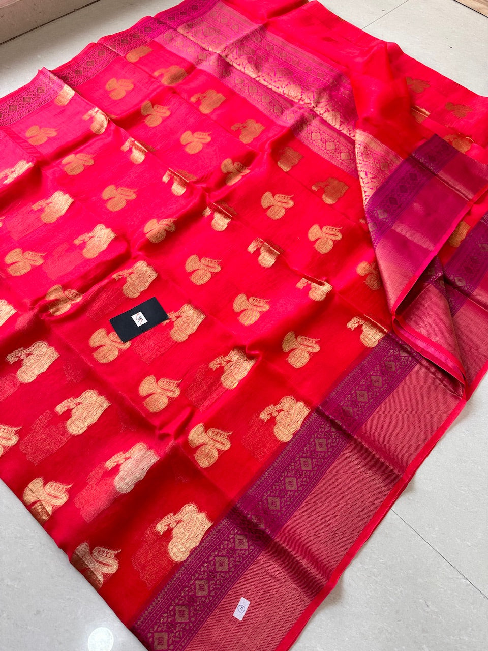 Pure Weaved Organza Silk Saree