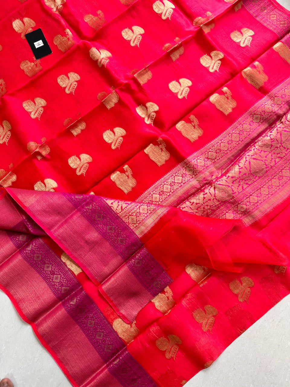 Pure Weaved Organza Silk Saree