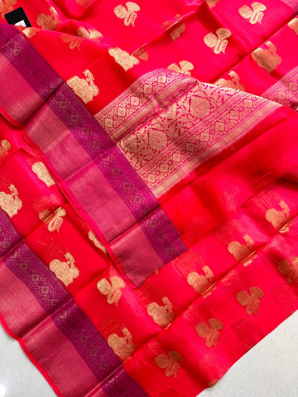 Pure Weaved Organza Silk Saree