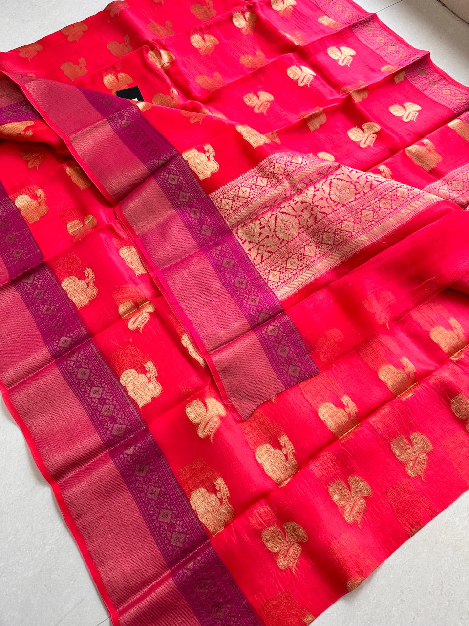 Pure Weaved Organza Silk Saree