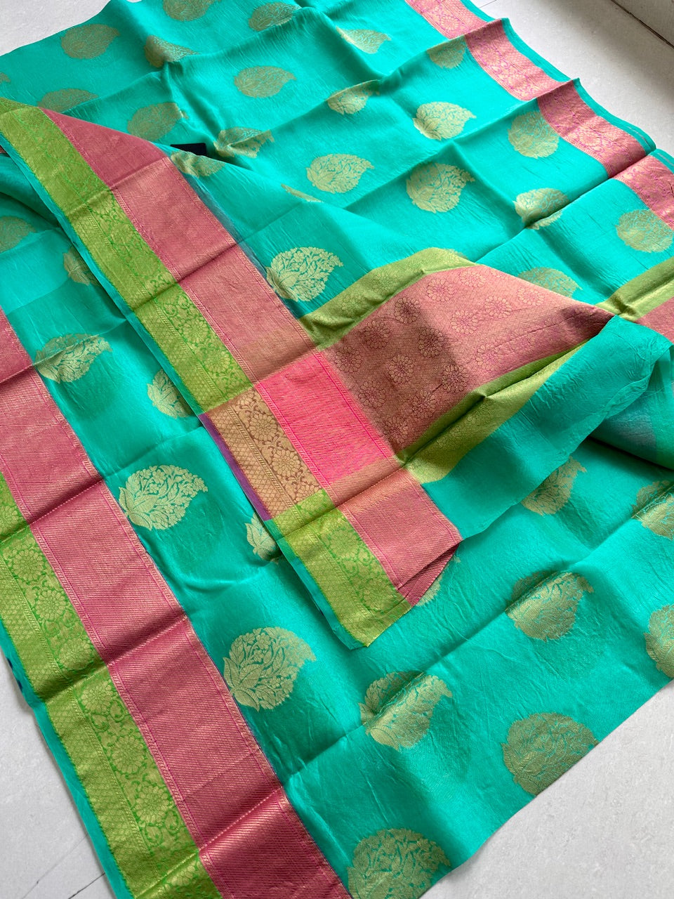 Pure Weaved Organza Silk Saree