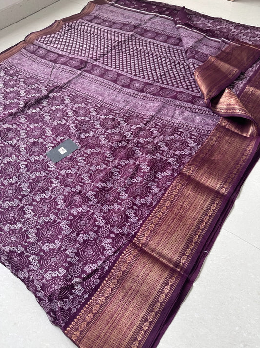 Printed Soft Cotton Saree