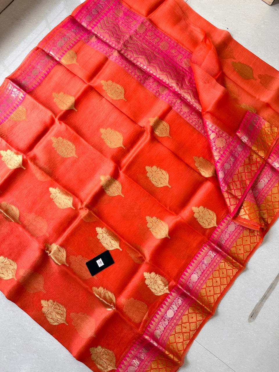 Pure Weaved Organza Silk Saree