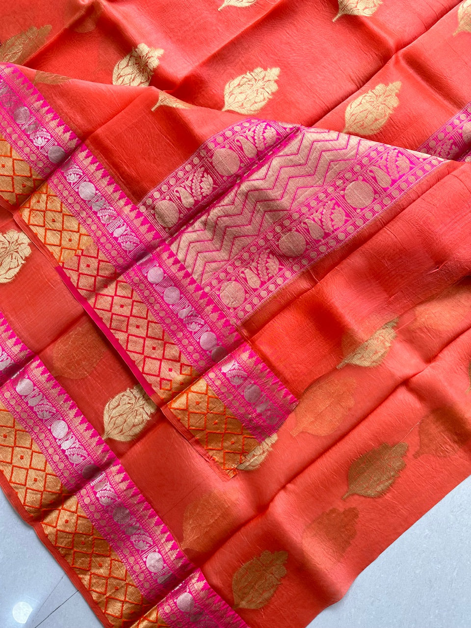 Pure Weaved Organza Silk Saree