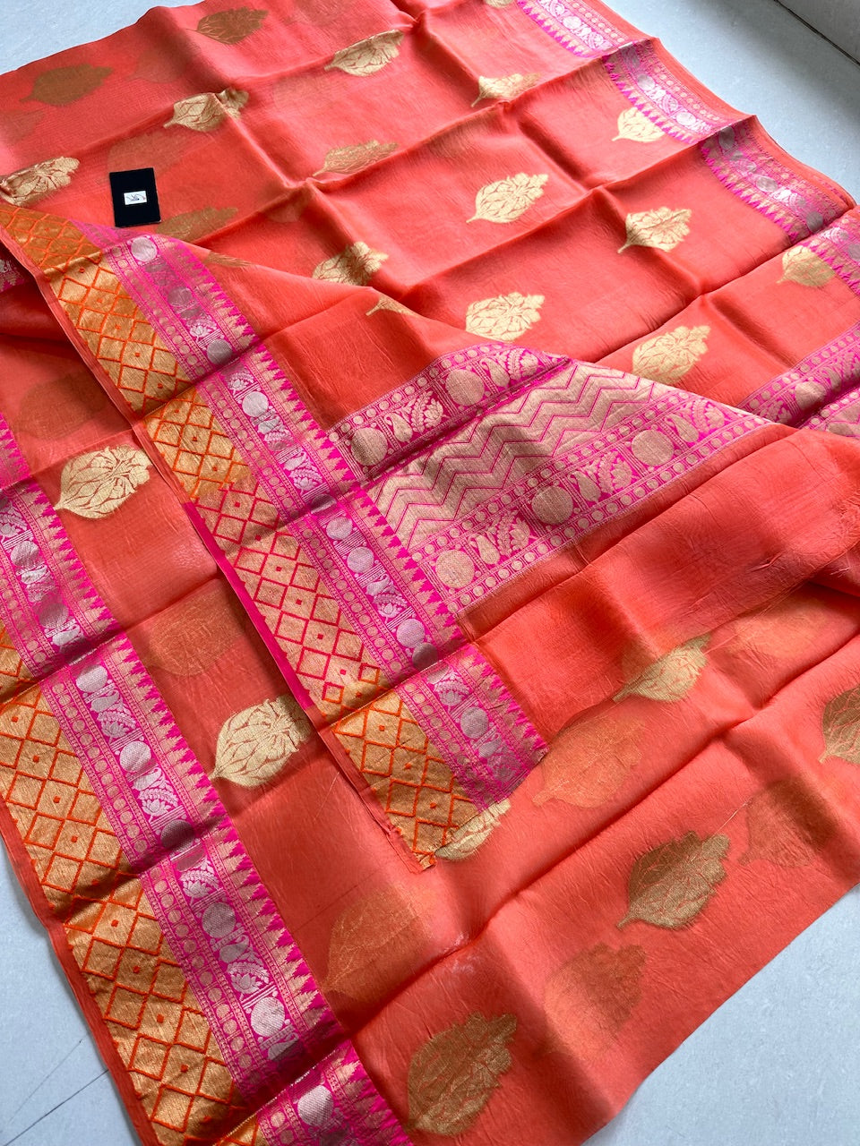 Pure Weaved Organza Silk Saree